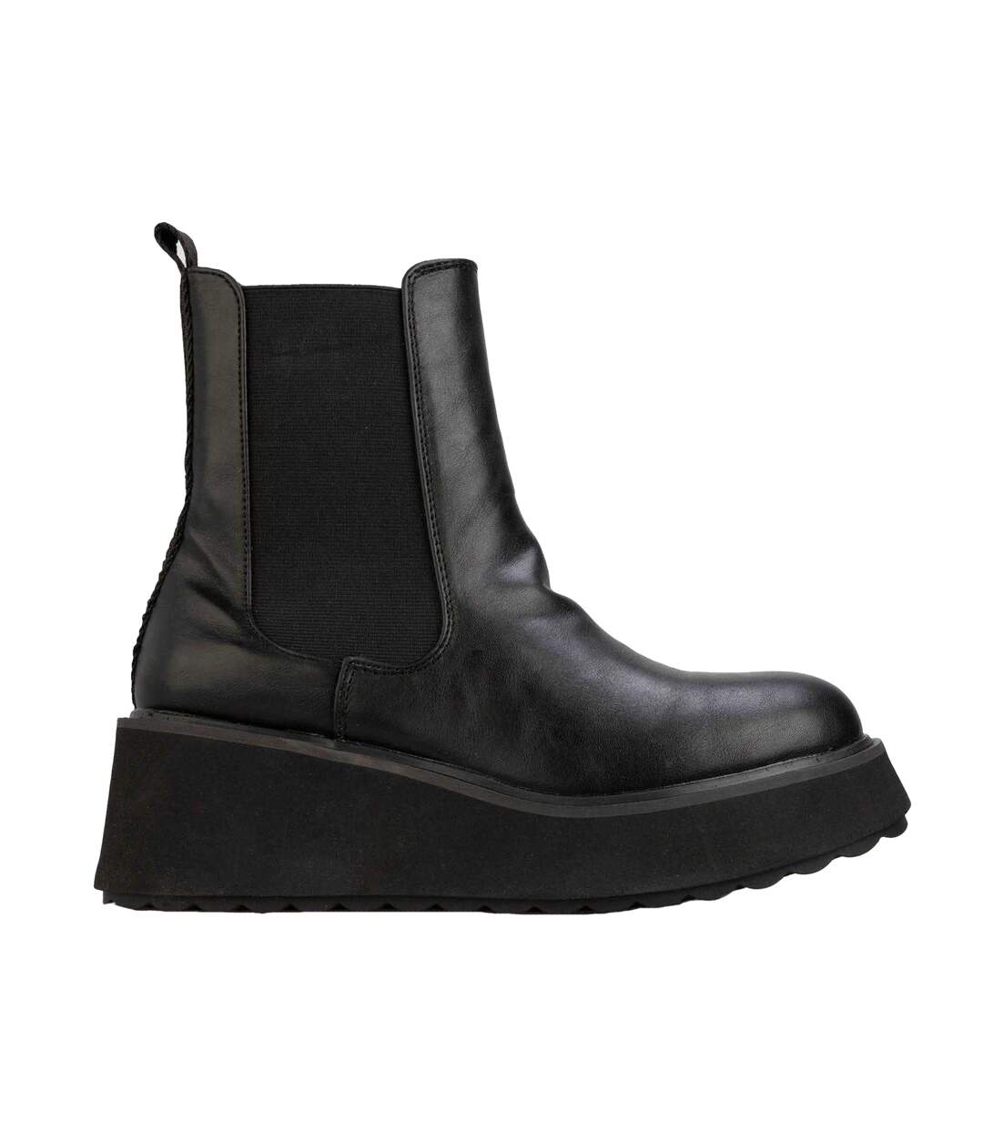 Womens/ladies Heyday Platform Ankle Boots Black Rocket Dog-4