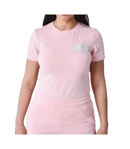 T-shirt Rose Femme Project X Paris Cœur Brisé - M