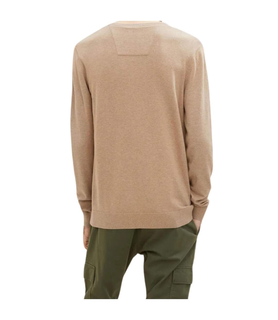 Sweat Motif/style Uni Homme Marron Tom Tailor-4