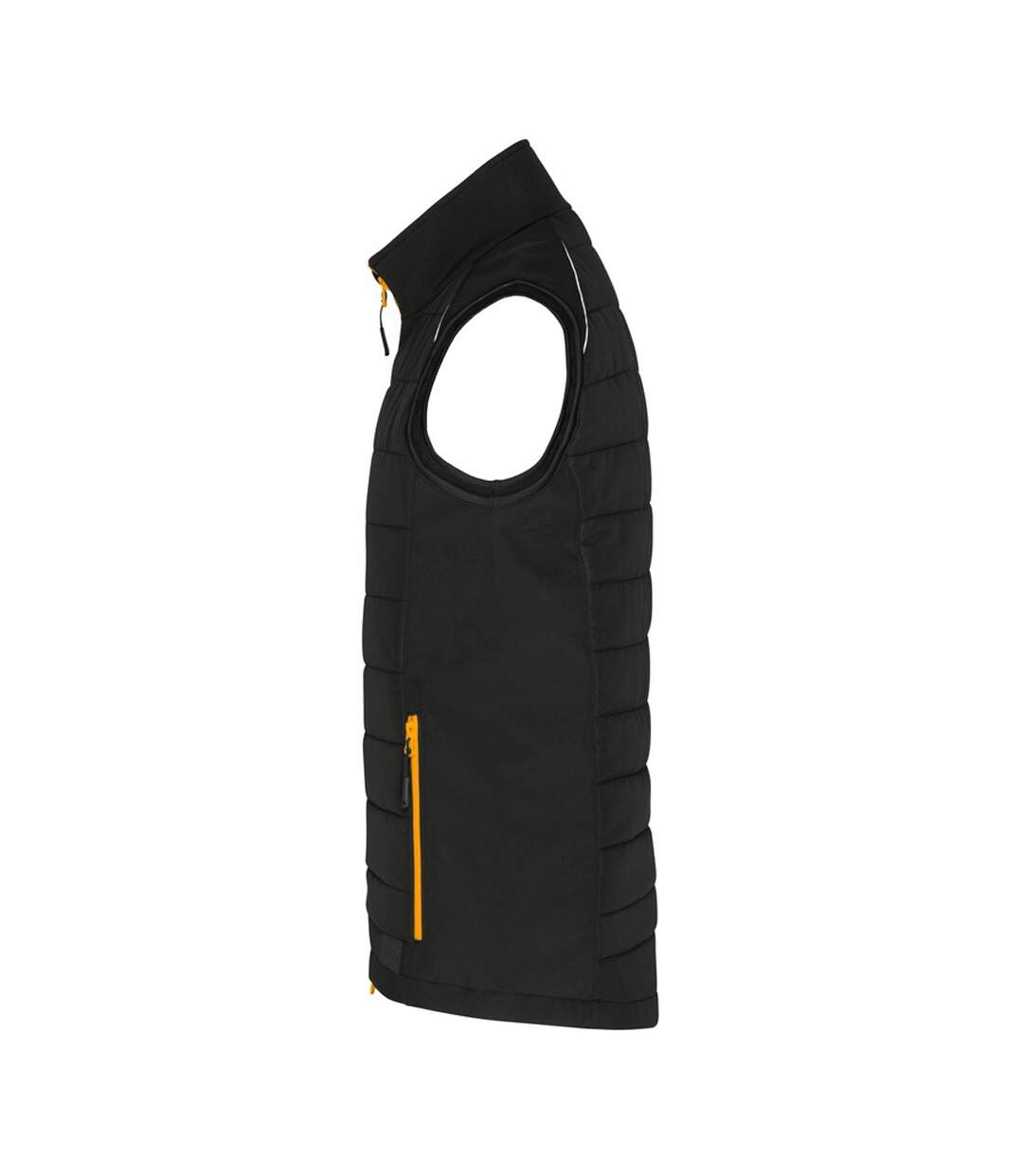 Veste Sans Manches Hybrid Homme Noir Orange Néon James And Nicholson-3