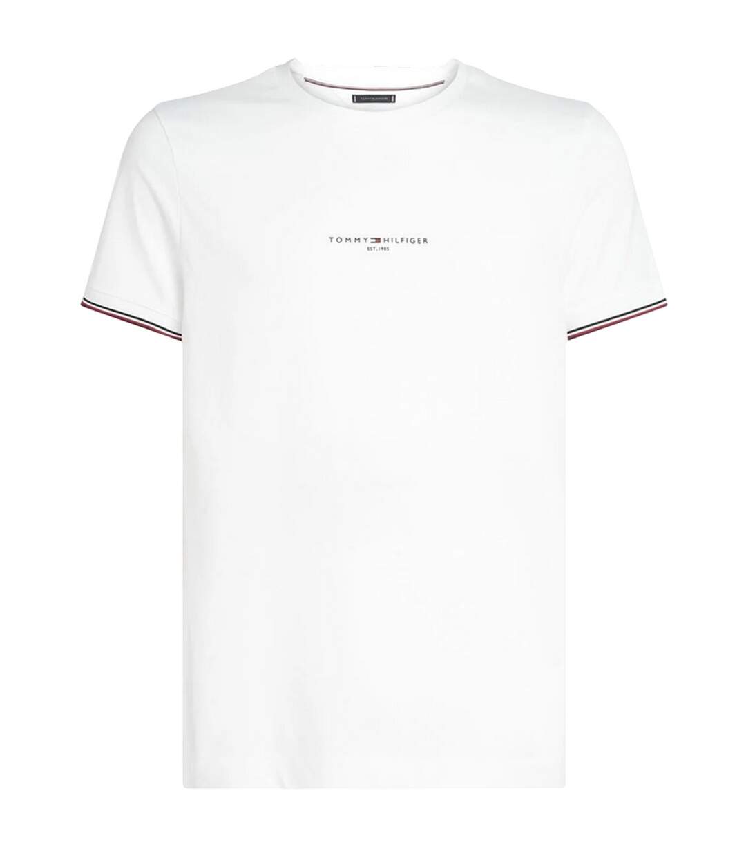 T-shirt Motif/style Logo Homme Blanc Tommy Hilfiger-2