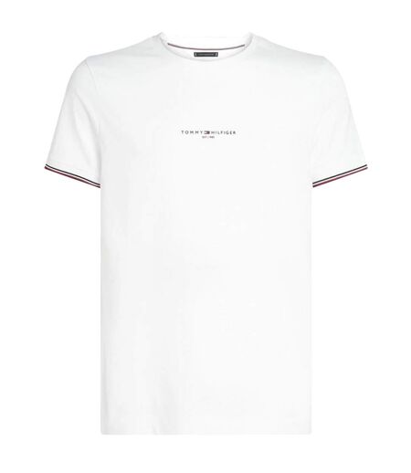 T-shirt Motif/style Logo Homme Blanc Tommy Hilfiger