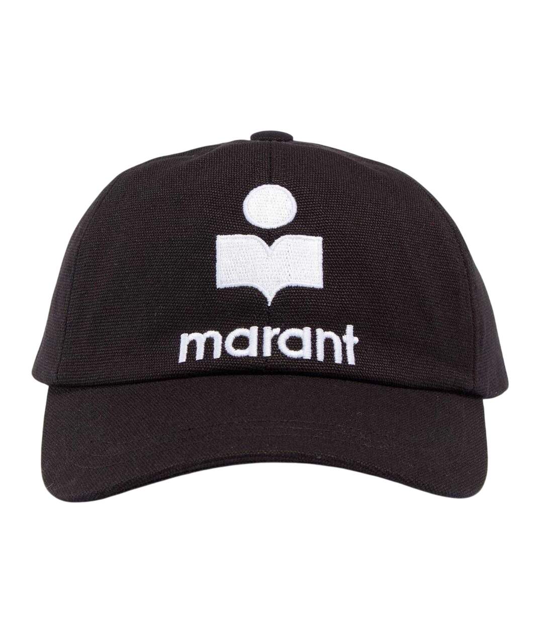 Casquette De Baseball Motif/style Logo Brodé Tyron Femme Noir Isabel Marant-1