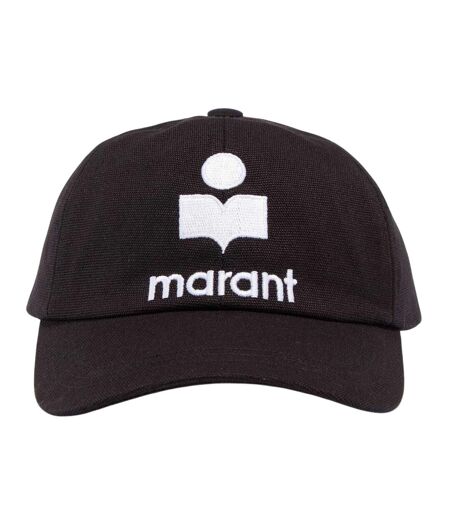 Casquette De Baseball Motif/style Logo Brodé Tyron Femme Noir Isabel Marant