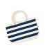 Tote Bag Boardwalk Taille Unique Beige Pâle Bleu Marine Westford Mill-2