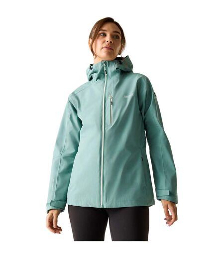 Veste Imperméable À Capuche Birchdale Femme Turquoise Pastel Regatta