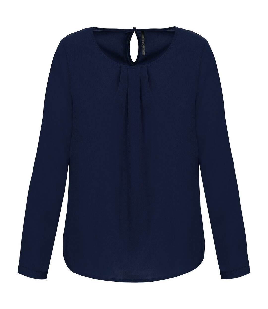 Blouse matière crêpe - Femme - K5003 - bleu deep sea