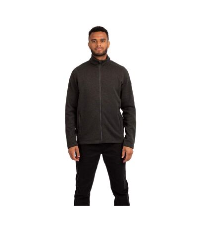 Mens Rundel Marl Fleece Jacket Dark Grey Trespass