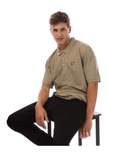 Polo Uni Homme Beige Lyle & Scott