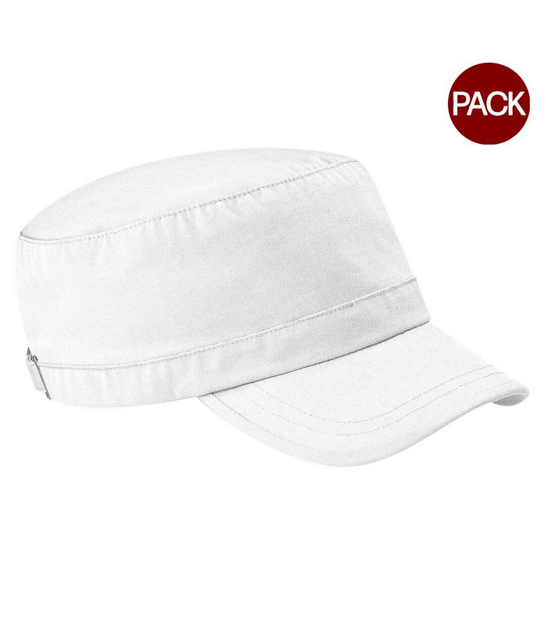 Lot de 2  casquettes adulte blanc Beechfield