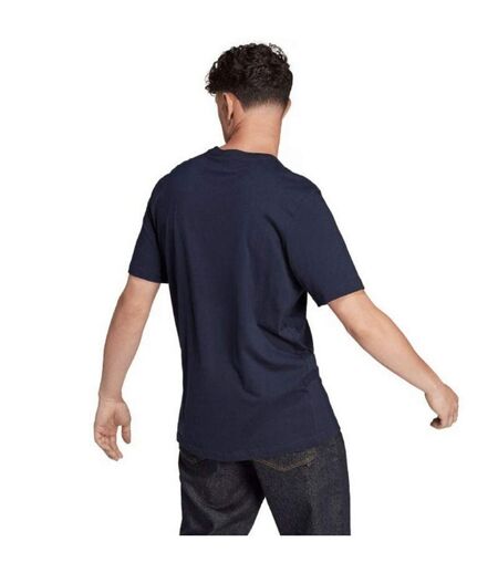 T-shirt Style Logo Brodé Essentials Homme Bleu Marine Adidas