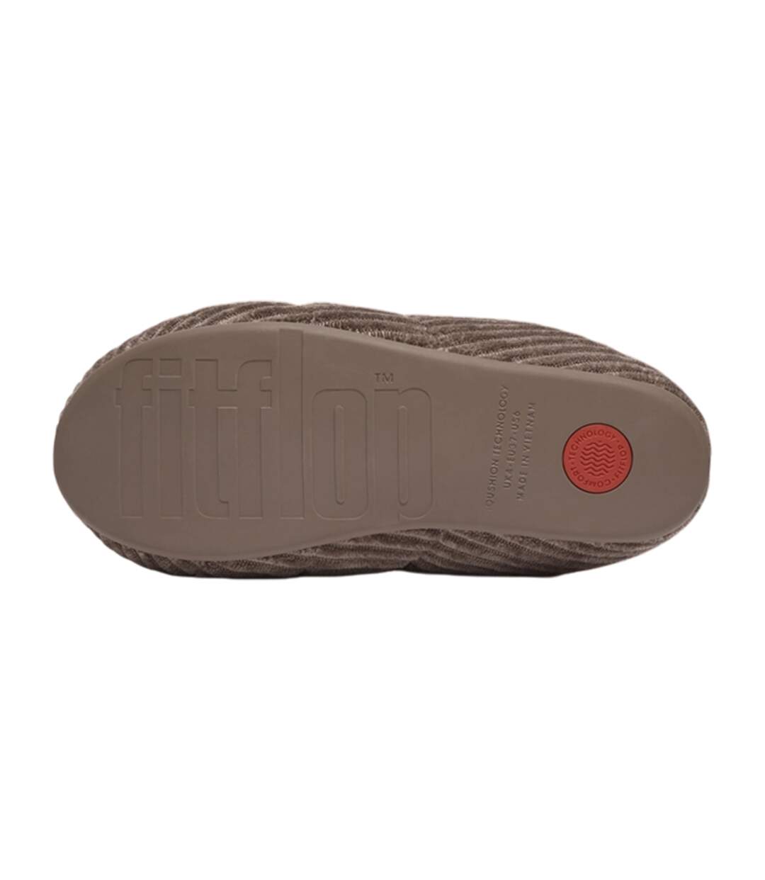 Chaussons Chrissie Femme Beige Gris FitFlop-3
