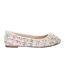 Womens/ladies Lo Hallo Tweed Bow Detail Ballet Flats Multicoloured Dune London-3
