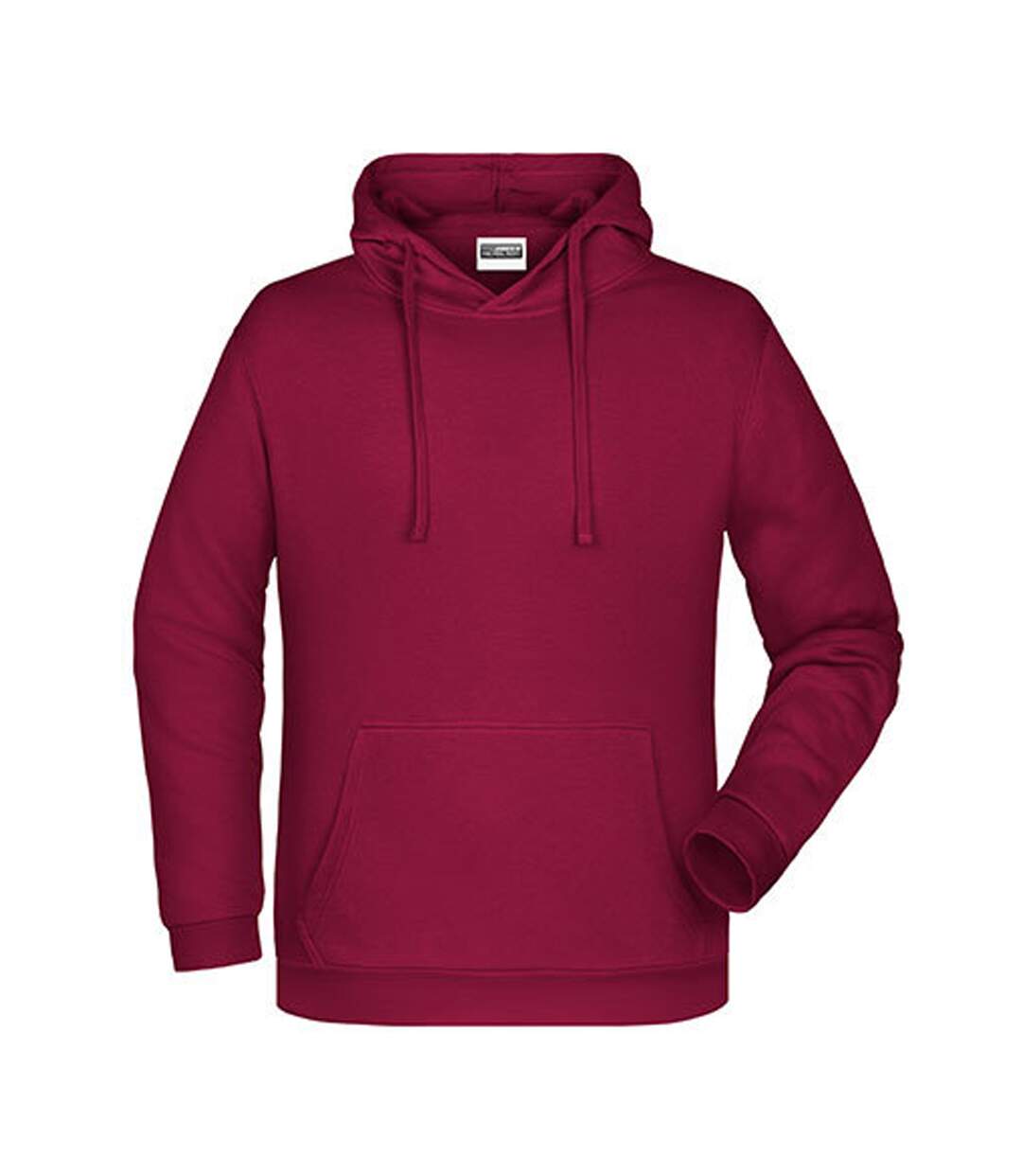 Sweat À Capuche Promo Homme Bordeaux James And Nicholson-1