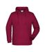 Sweat À Capuche Promo Homme Bordeaux James And Nicholson-1