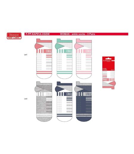 Chaussettes Femme SNEAKER KAPPA - Pack de 6