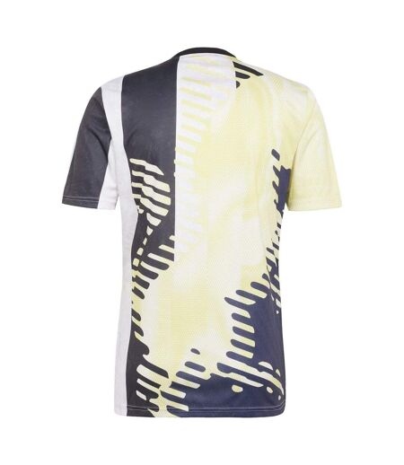 Maillot De Foot Entraînement Motif/style Abstrait Juventus Homme Jaune Noir Adidas