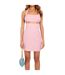 Robe Courte Femme Rose Missy Empire-2