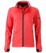 Veste softshell sport - Femme - JN1125 - orange vif et noir