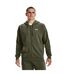 Mens Rival Fleece Full Zip Hoodie Marine Od Green Under Armour-4