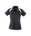 Polo Team Spirit Femme Noir Blanc Spiro-1