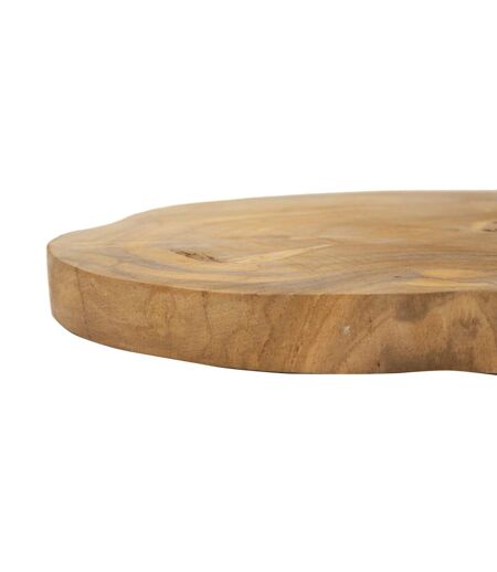 Plateau en Teck Pokon 24cm Naturel