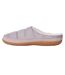 Womens/ladies Quilted Mule Slippers Grey Toms-2