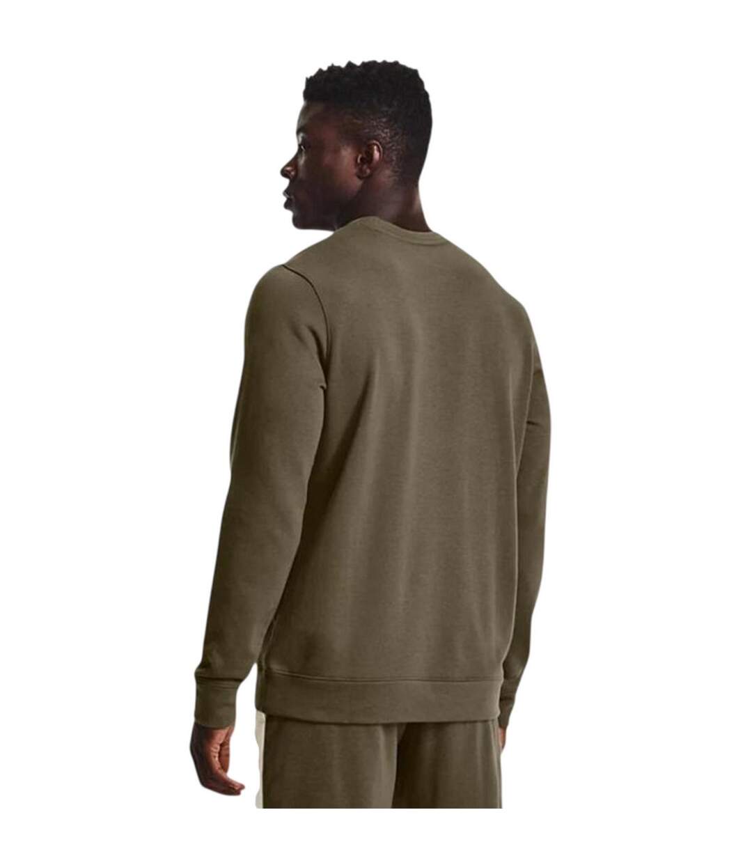 Sweat Rival Terry Homme Vert Under Armour-3