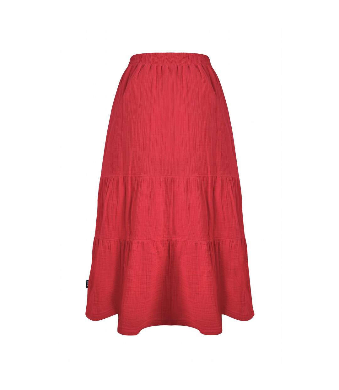 Jupe mi-longue lathika femme rouge Weird Fish-2