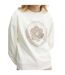 Sweat Motif/style À Pois Femme Écru Guess-3
