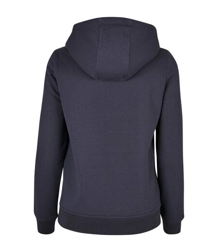 Sweat À Capuche Basic Femme Bleu Marine Build Your Brand