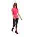 T-shirt Motif/style Imprimé Au Dos Femme Rose Karrimor-1