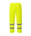 Mens hi-vis rain trousers yellow Portwest