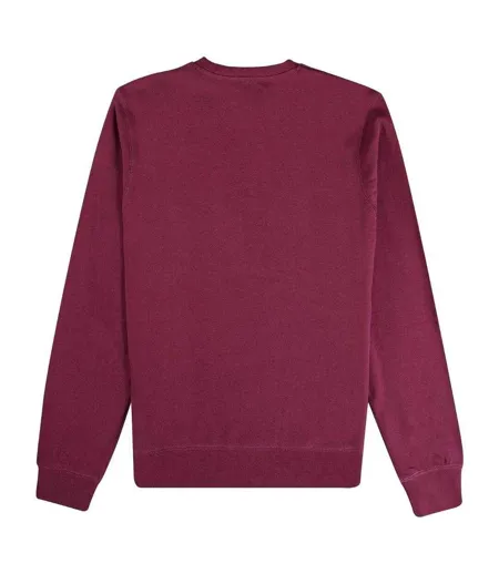 Sweat Motif/style Gros Logo Active Homme Bordeaux Aquascutum