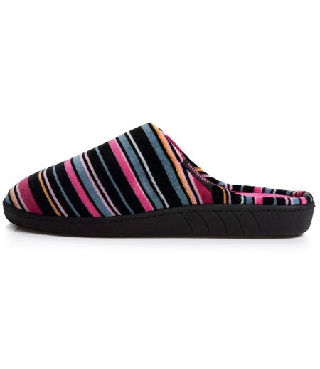 Isotoner Chaussons Mules femme semelle ergonomique confort, velours