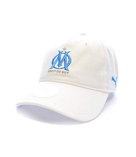 Casquette blanc/bleu adulte puma olympique de marseille