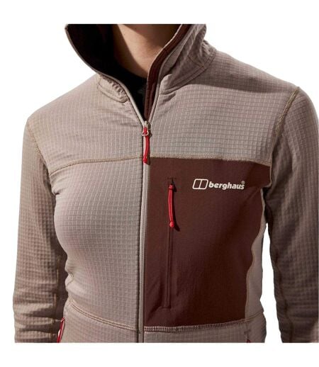 Unisex Adult Ridge Hiker Hooded Jacket Taupe Berghaus