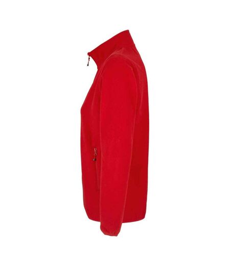 SOLS Womens/Ladies Factor Microfleece Recycled Fleece Jacket (Red) - UTPC5312