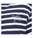 Veste À Capuche Motif/style Rayé Femme Bleu Mer Lazy Jacks-3