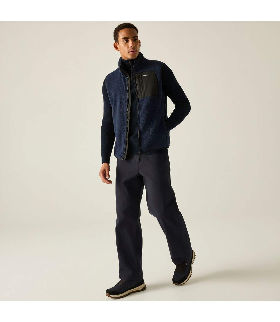 Veste Sans Manches Frankie Homme Bleu Marine Noir Regatta-1