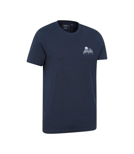 T-shirt Manches Courtes Motif/style Graphique Banff Homme Bleu Marine Mountain Warehouse