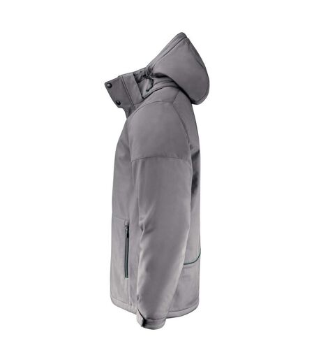 Mens Overlanding Soft Shell Jacket Steel Grey Printer