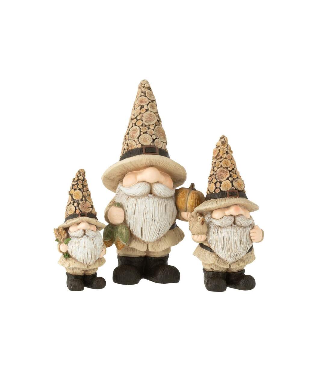Statuette Déco Lutin Chalet 31cm Naturel-3