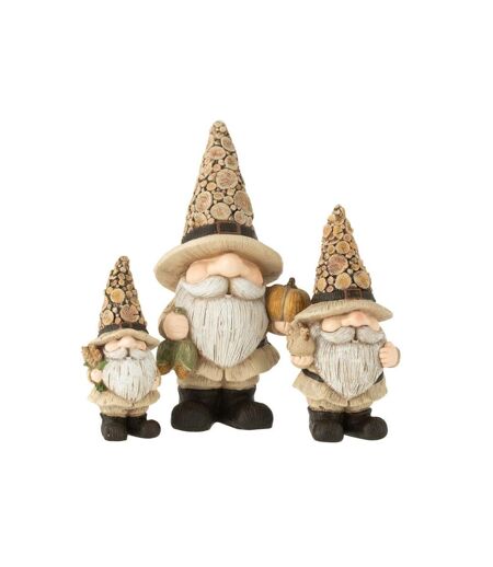 Statuette Déco Lutin Chalet 31cm Naturel