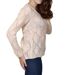 Pull Femme Long Manches - Jaune paille - Style Décontracté-3