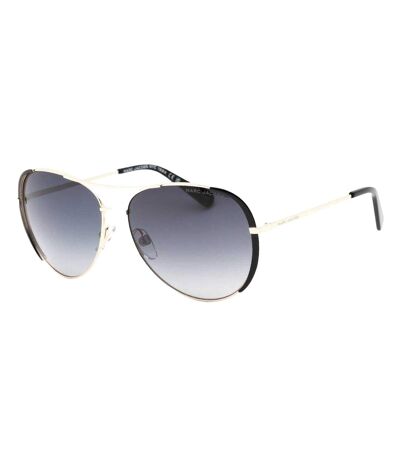 Womens/ladies Logo Sunglasses One Size Dark Grey Gold Marc Jacobs