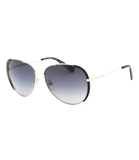 Womens/ladies Logo Sunglasses One Size Dark Grey Gold Marc Jacobs