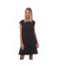 Womens/ladies Silk Sleeveless Blouse Black Boss-1