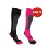 Chaussettes de ski janus femme rose foncé/noir Trespass-1