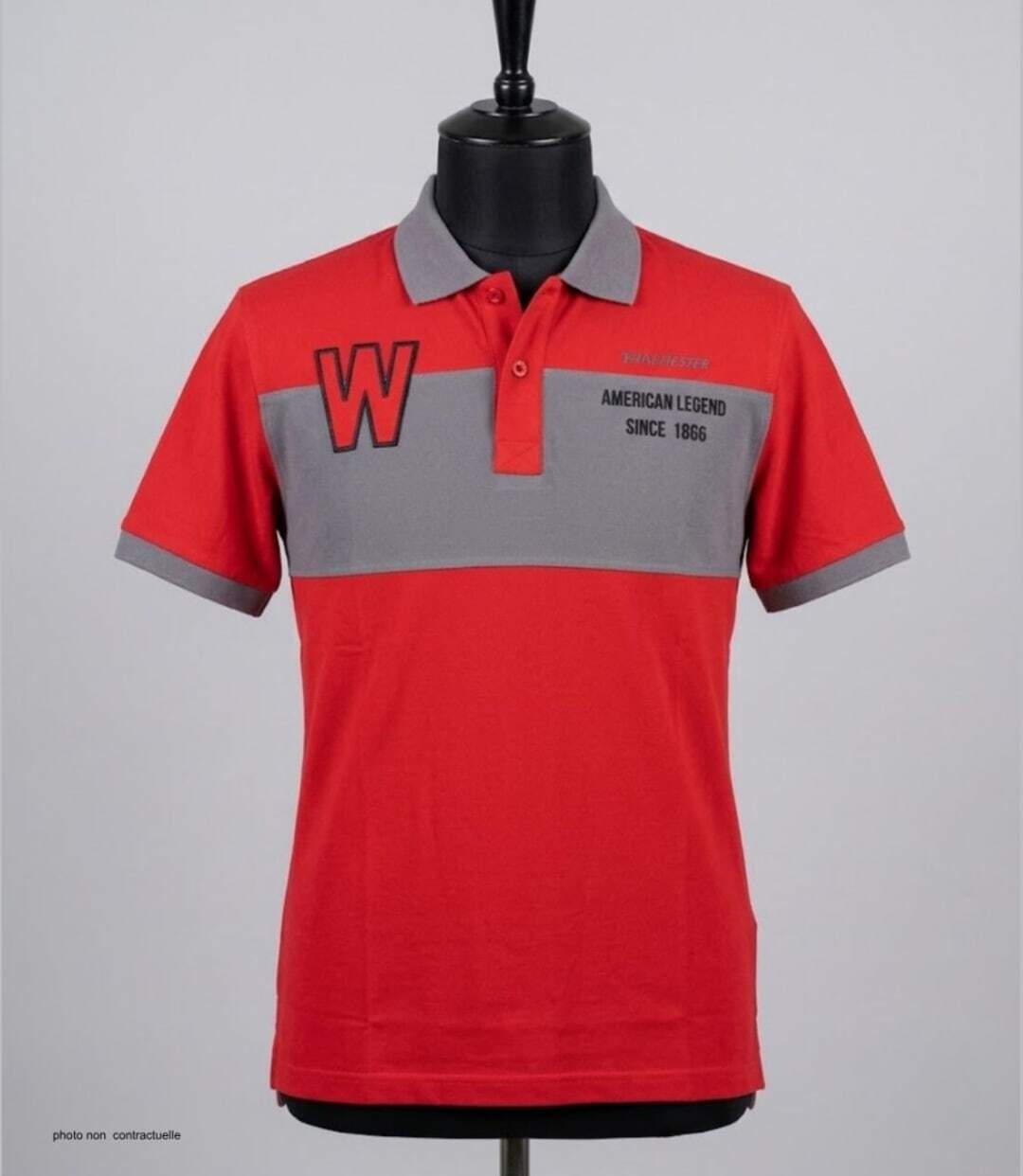 Polo homme WINCHESTER ROADSTER2 en coton rouge : donnez du dynamisme à votre look-3